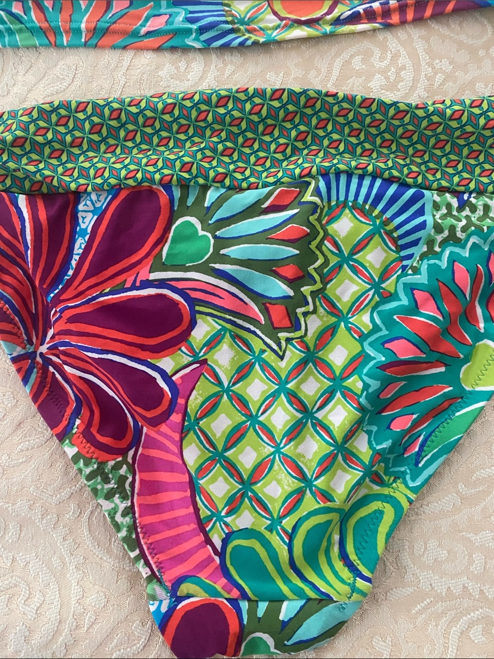 Trina Turk Multicolor Floral Tankini Bikini Set - Picture 6 of 9